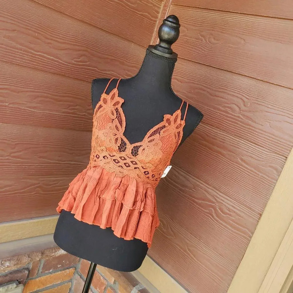 NWT Free People Adella Winding Road Cami Tank Top Size XS - Picture 4 of 13